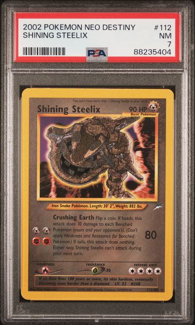 Shining Steelix #112 PSA 7 [Neo Destiny]