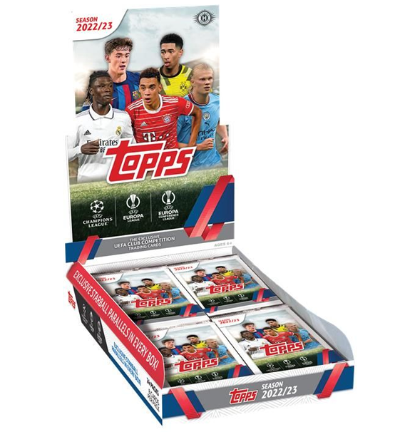 Fodboldkort Topps Flagship UEFA Club Competitions 2023 - Hobby Box