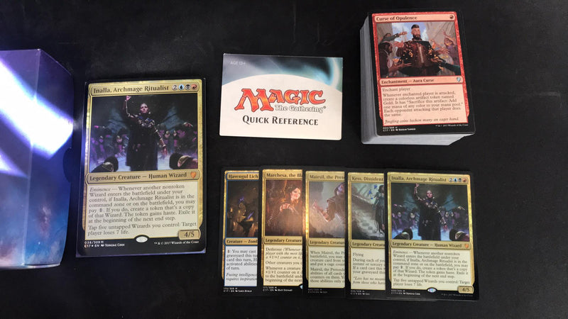 Magic Commander 2017 Deck - Arcane Wizardry (Box opened, All Original Content Inside)