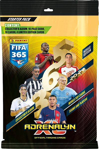 Fodboldkort Panini FIFA 365 2024 Nordic Edition - Starter Pack