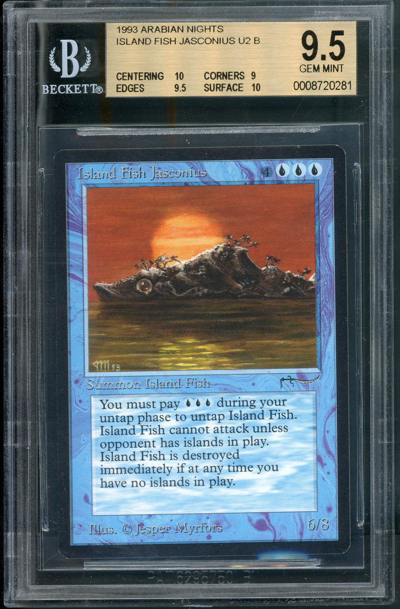 Island Fish Jasconius BGS 9.5B++ [Arabian Nights]