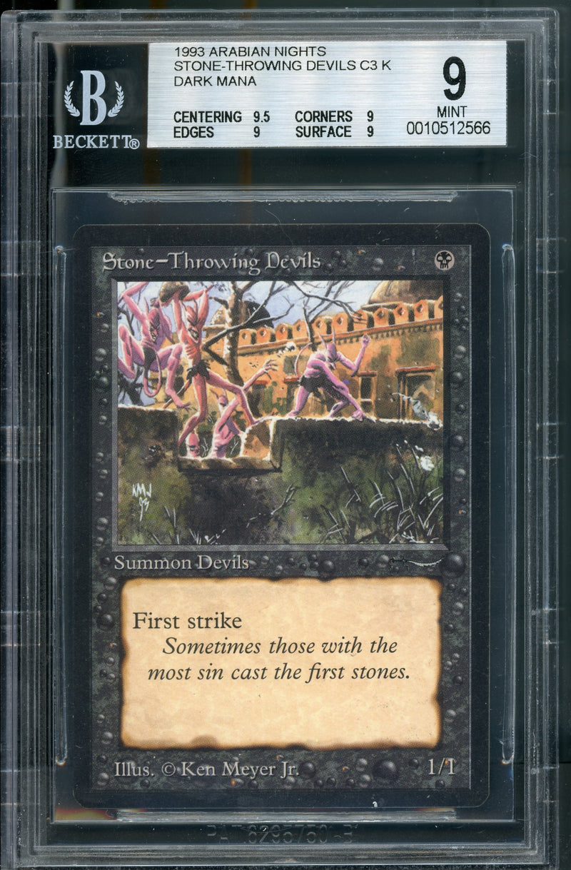 Stone-Throwing Devils BGS 9Q+ [Arabian Nights]