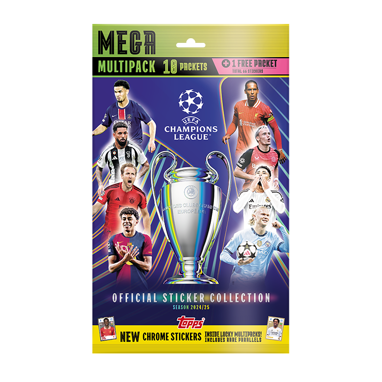 Topps Champions League Stickers 2024/25 - Mega Multi Pack