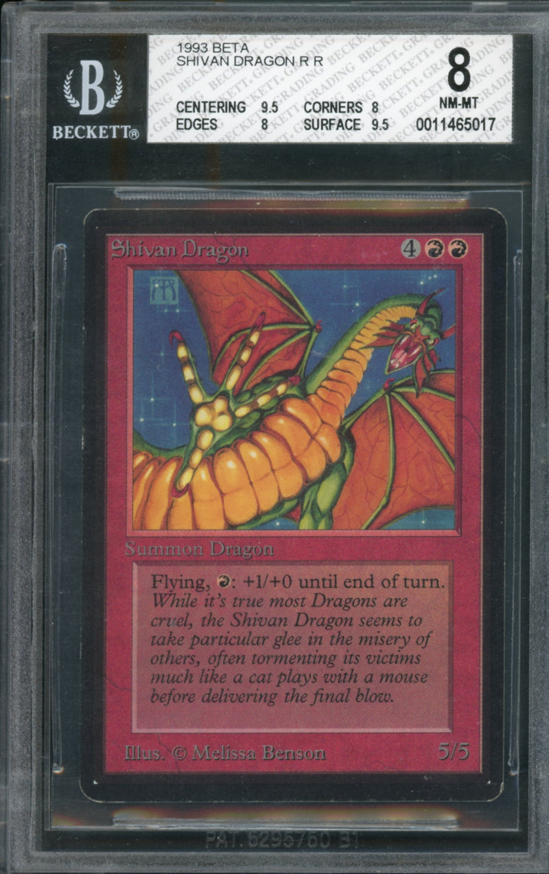 Shivan Dragon BGS 8 [Limited Edition Beta]