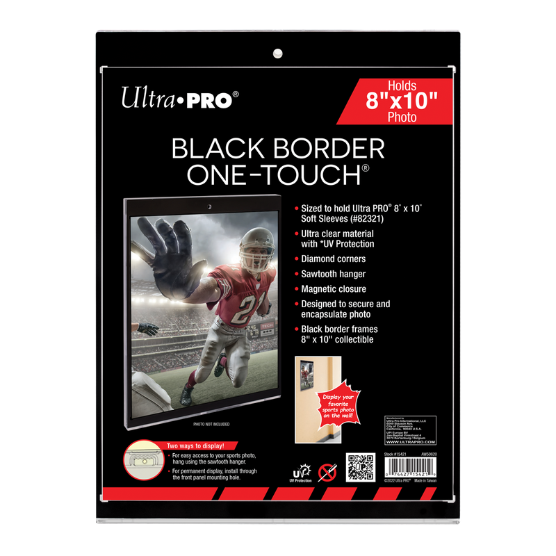 Ultra PRO 8" x 10" Black Border UV ONE-TOUCH Magnetic Holder