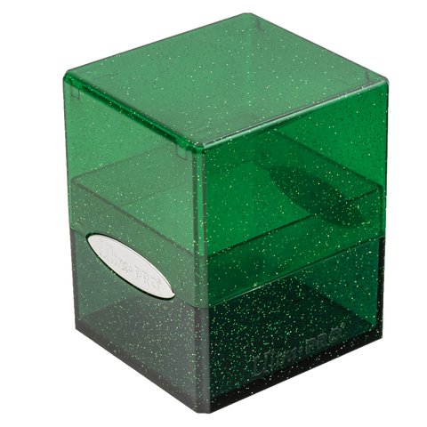 Ultra PRO Satin Cube Deck Box - Glitter Green