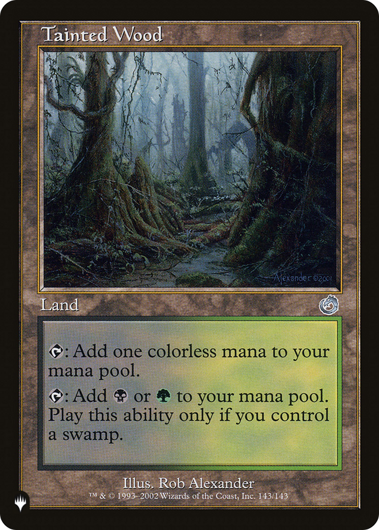 Tainted Wood [The List Reprints]