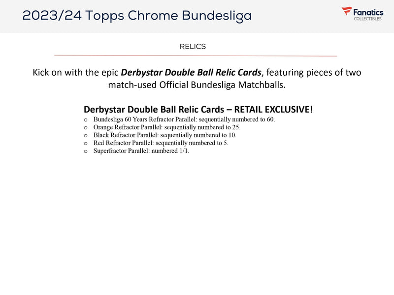 Topps Chrome Bundesliga 2023/24 - Value Box