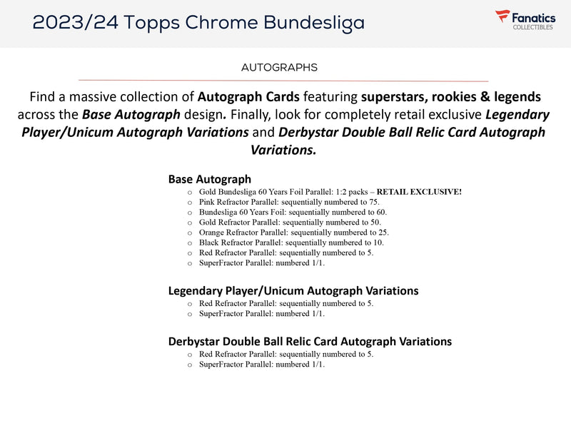 Topps Chrome Bundesliga 2023/24 - Value Box