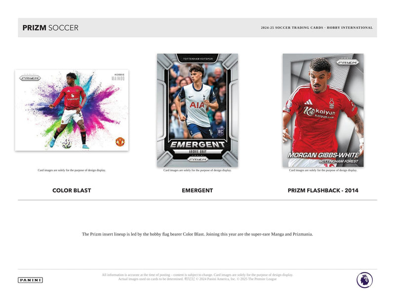 Panini Prizm Premier League 2024/25 - International Hobby Box