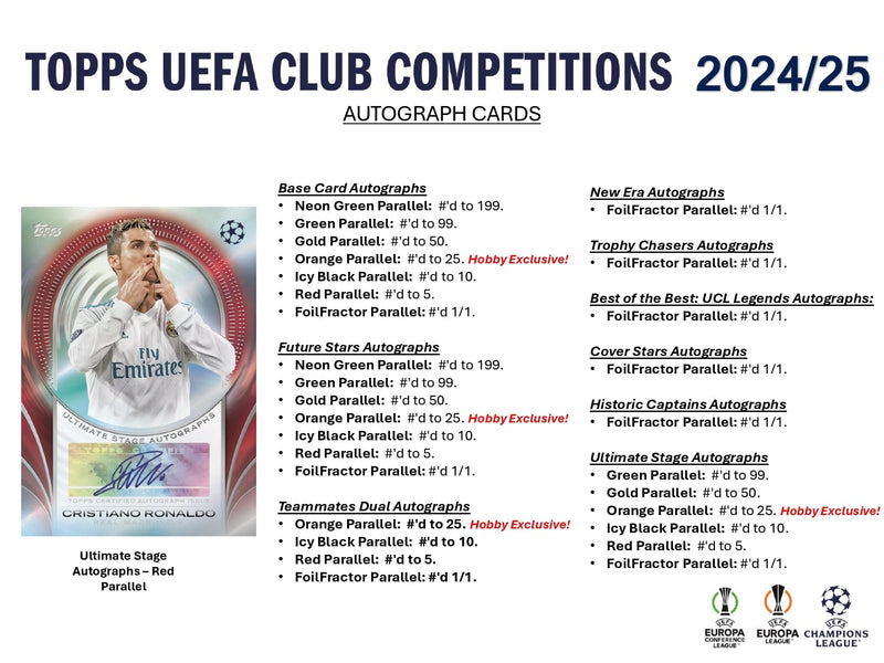 Topps UEFA Club Competitions Flagship 2024/25 - Hobby Box