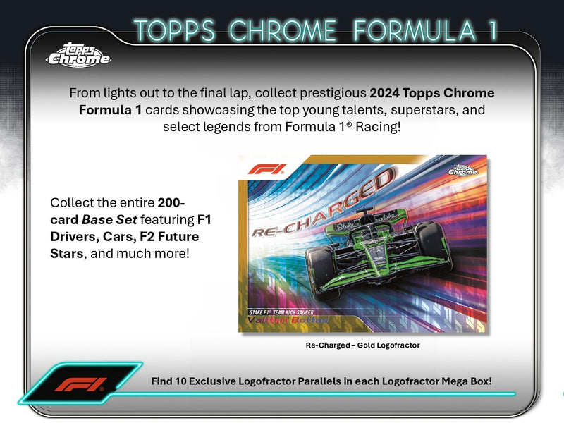 Topps Chrome Formula 1 2024 - Logofractor Mega Box