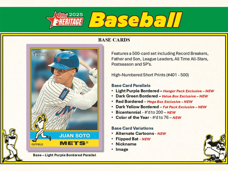 Topps Heritage Baseball 2025 - Value Box