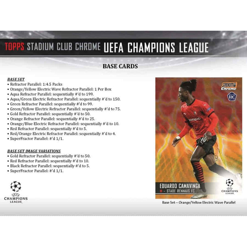 Topps Chrome Stadium Club UEFA CL 2020/21 - Hobby Box