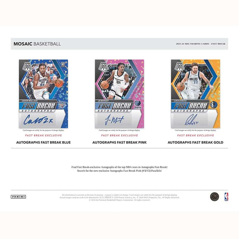 Panini Mosaic NBA Basketball 2023/24 - Fast Break Box