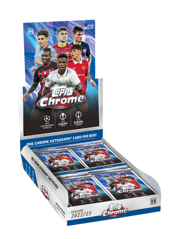 Fodboldkort Topps Chrome UEFA Club Competitions 2022/2023 - Hobby Box