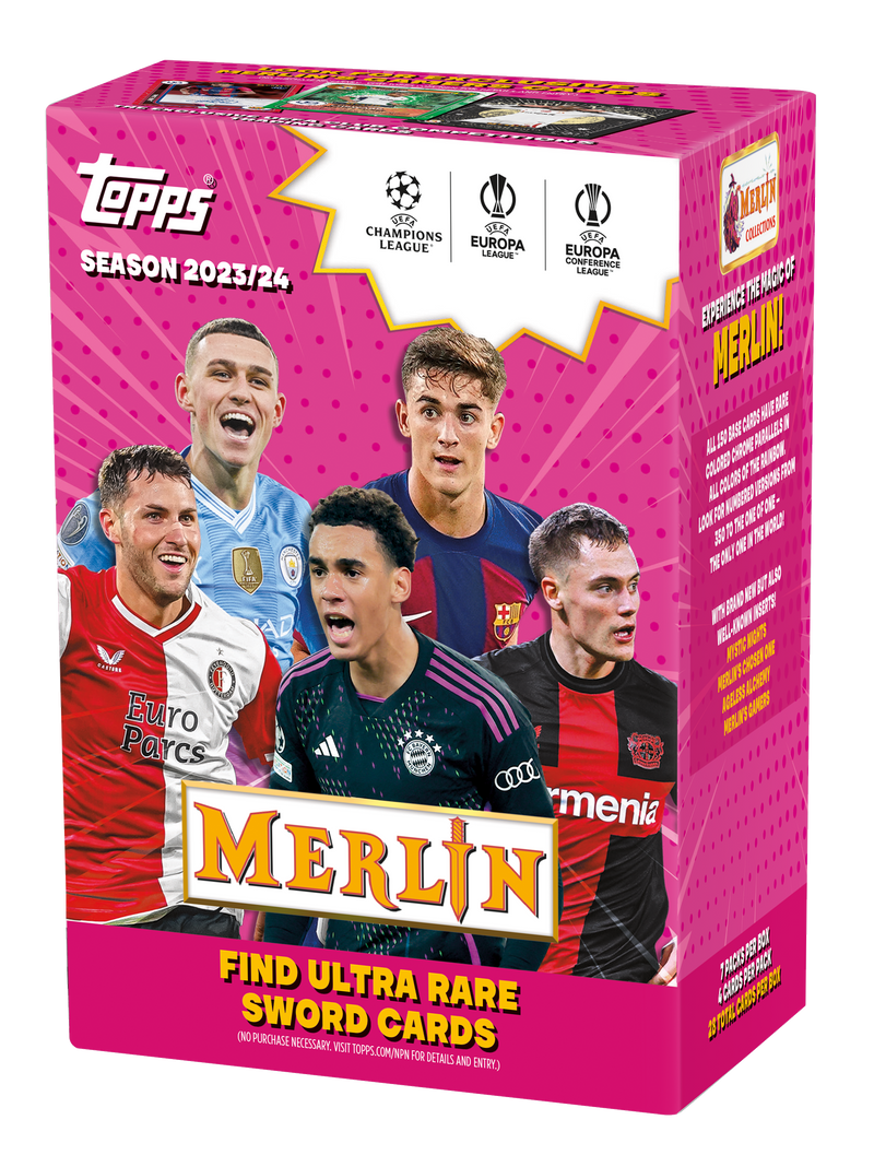 Topps Merlin UEFA Chrome 2023/24 - Value Box