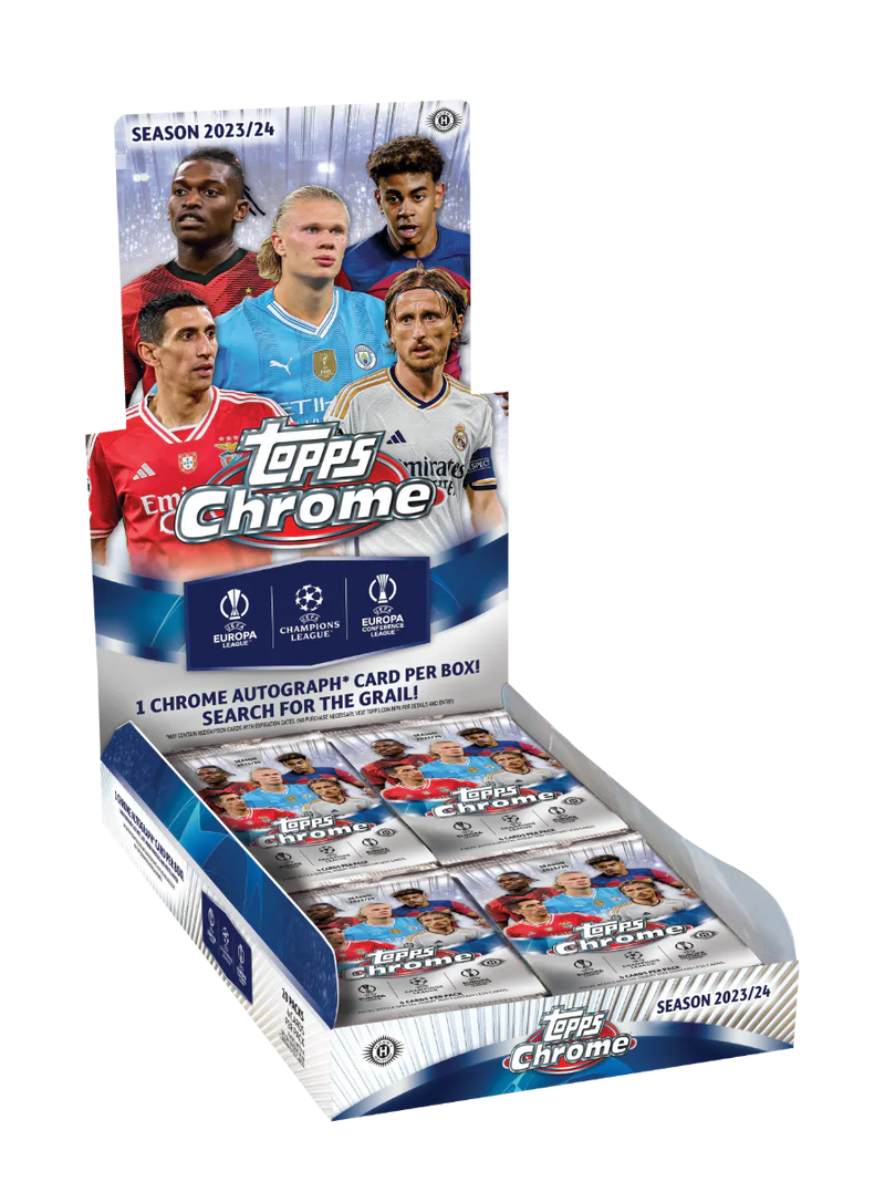 Topps Chrome UEFA Club Competitions 2023/24 - Hobby Box