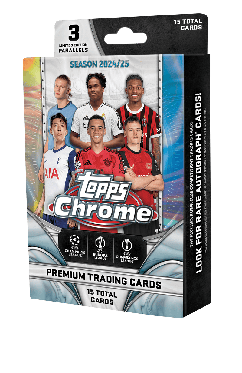 Topps Chrome UEFA Club Competitions 2024/25 - Hanger Pack