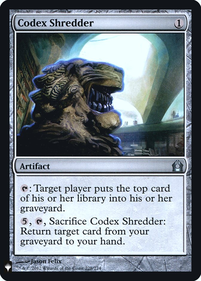 Codex Shredder [Mystery Booster]