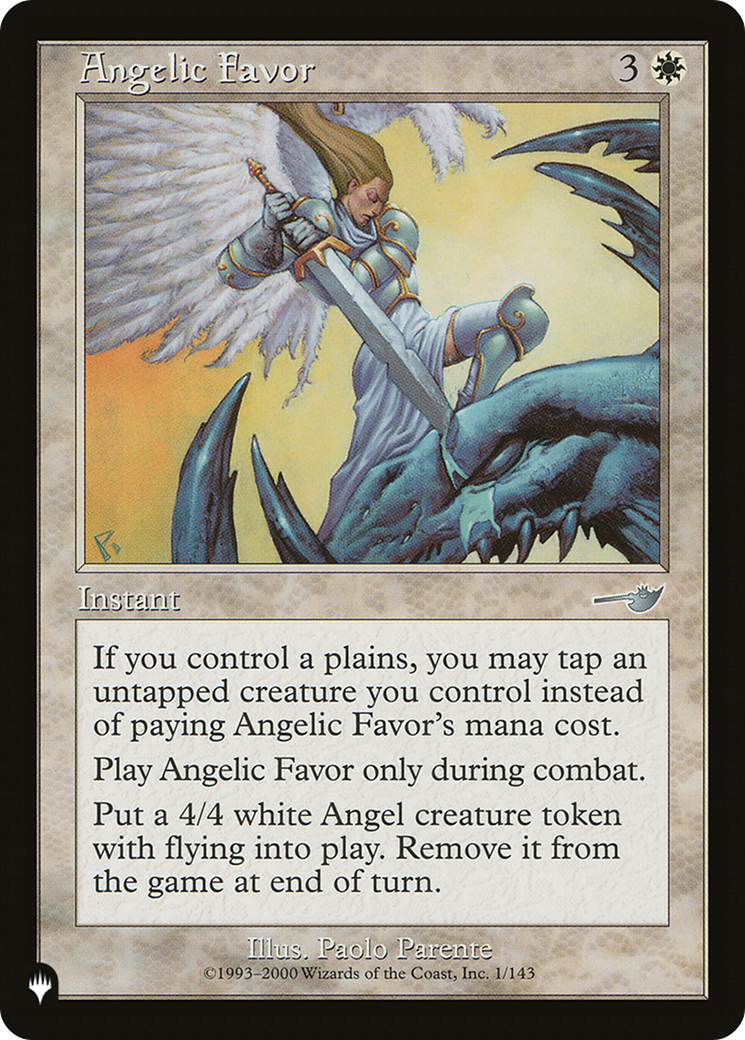 Angelic Favor [The List Reprints]