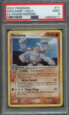 Machamp #11 PSA 9 [Power Keepers]