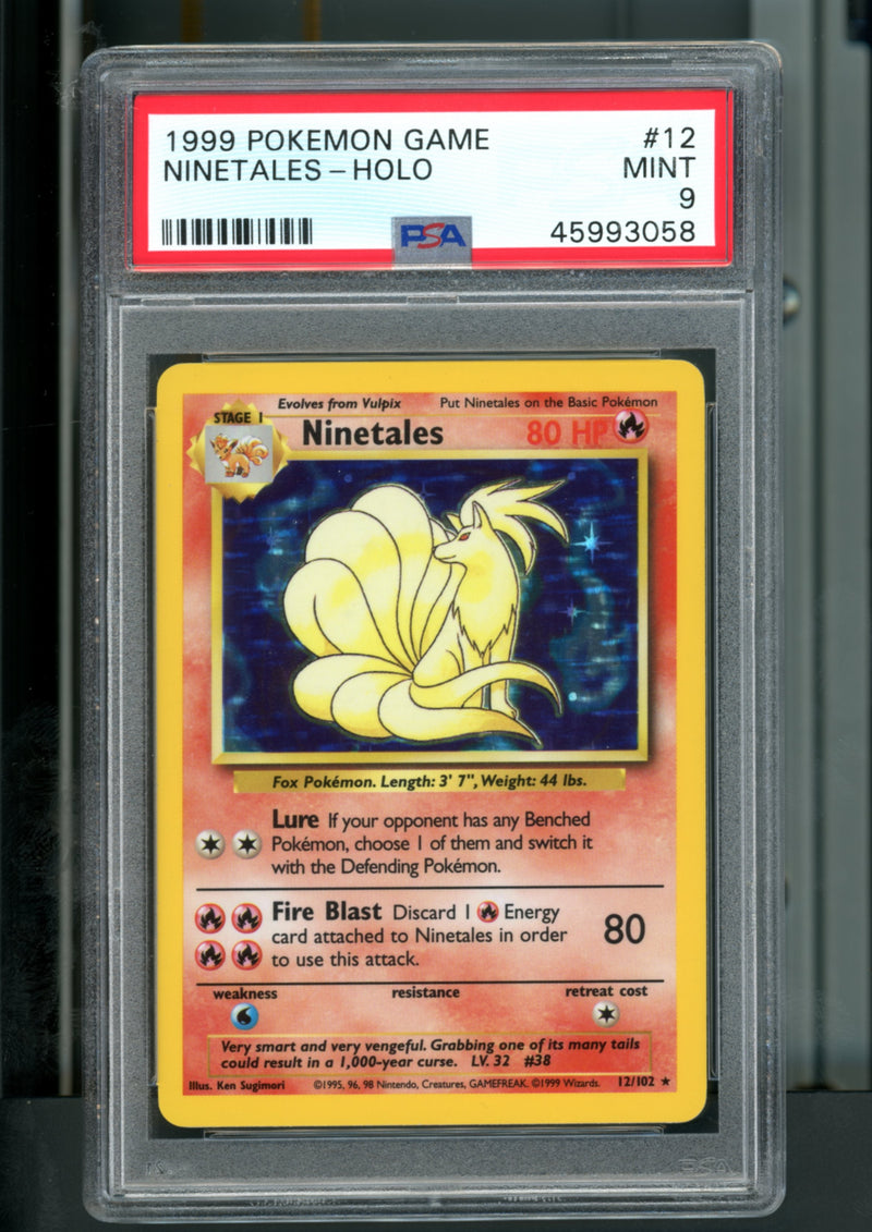 Base Set Ninetales PSA 9