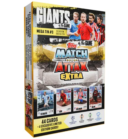 Topps Match Attax Extra 2024/25 - Mega Tin 3 Giants of the Game