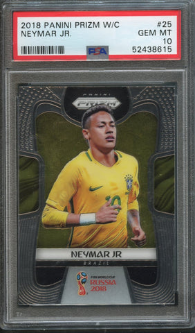 Neymar Jr. #25 PSA 10 [2018 Panini Prizm World Cup]