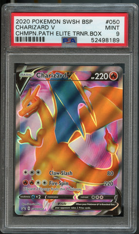 Charizard V #050 PSA 9 [Champions Path]