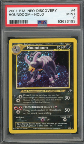 Houndoom #4 PSA 9 [Neo Discovery]