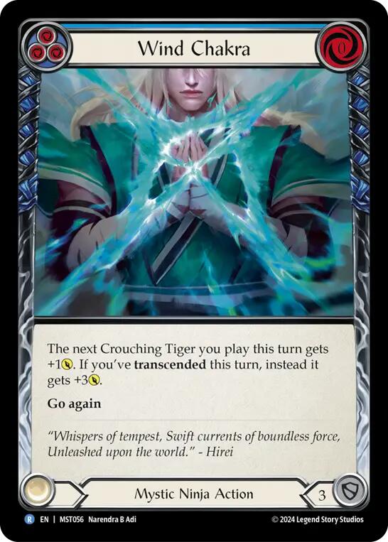 Wind Chakra (Blue) [MST056] (Part the Mistveil)