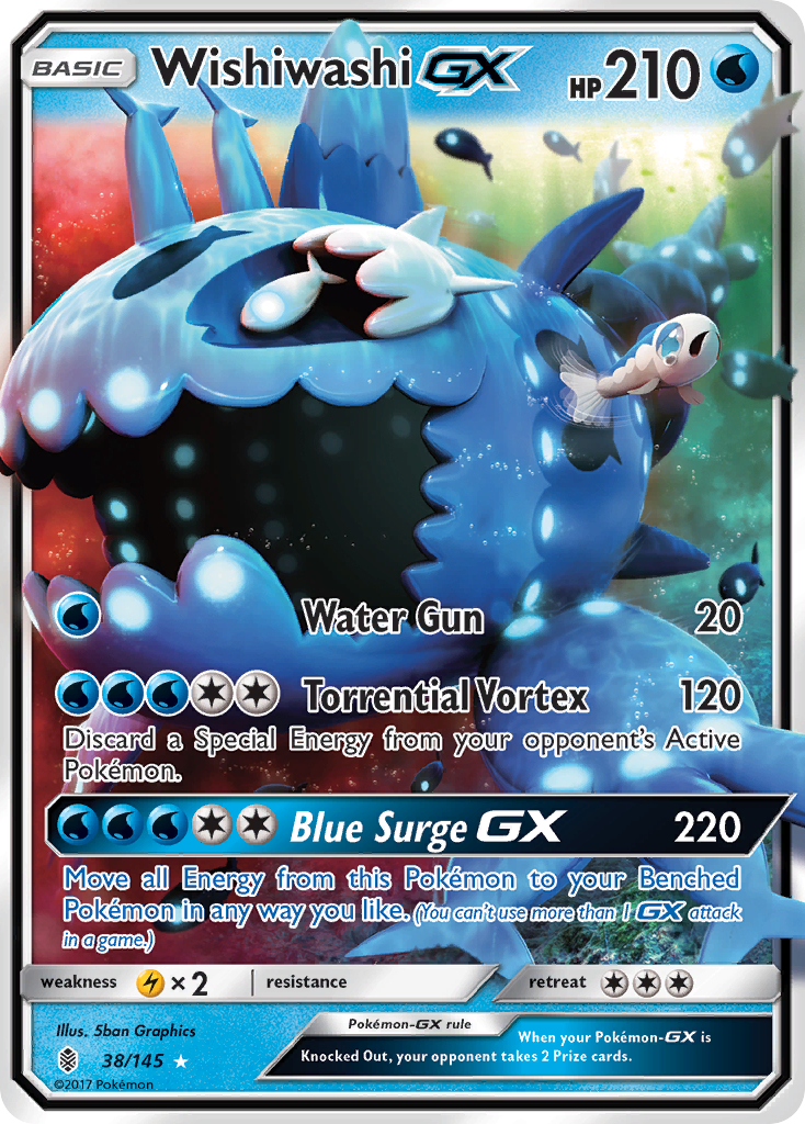 Wishiwashi GX (38/145) [Sun & Moon: Guardians Rising]