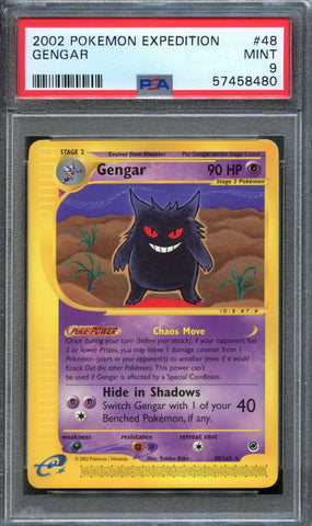 Gengar #48 PSA 9 [Expedition]