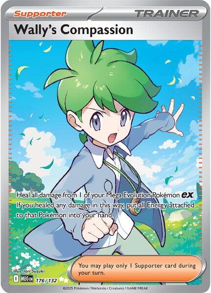 Wally's Compassion (176/132) [Mega Evolution: Base Set]