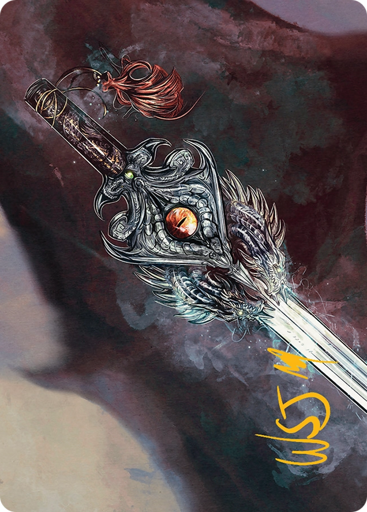 Dragonfire Blade Art Card (40/54) [Tarkir: Dragonstorm Art Series]