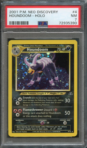 Houndoom #4 PSA 7 [Neo Discovery]