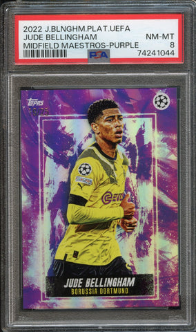 Jude Bellingham 19/25 PSA 8 [2022 Topps Jude Bellingham Curated]