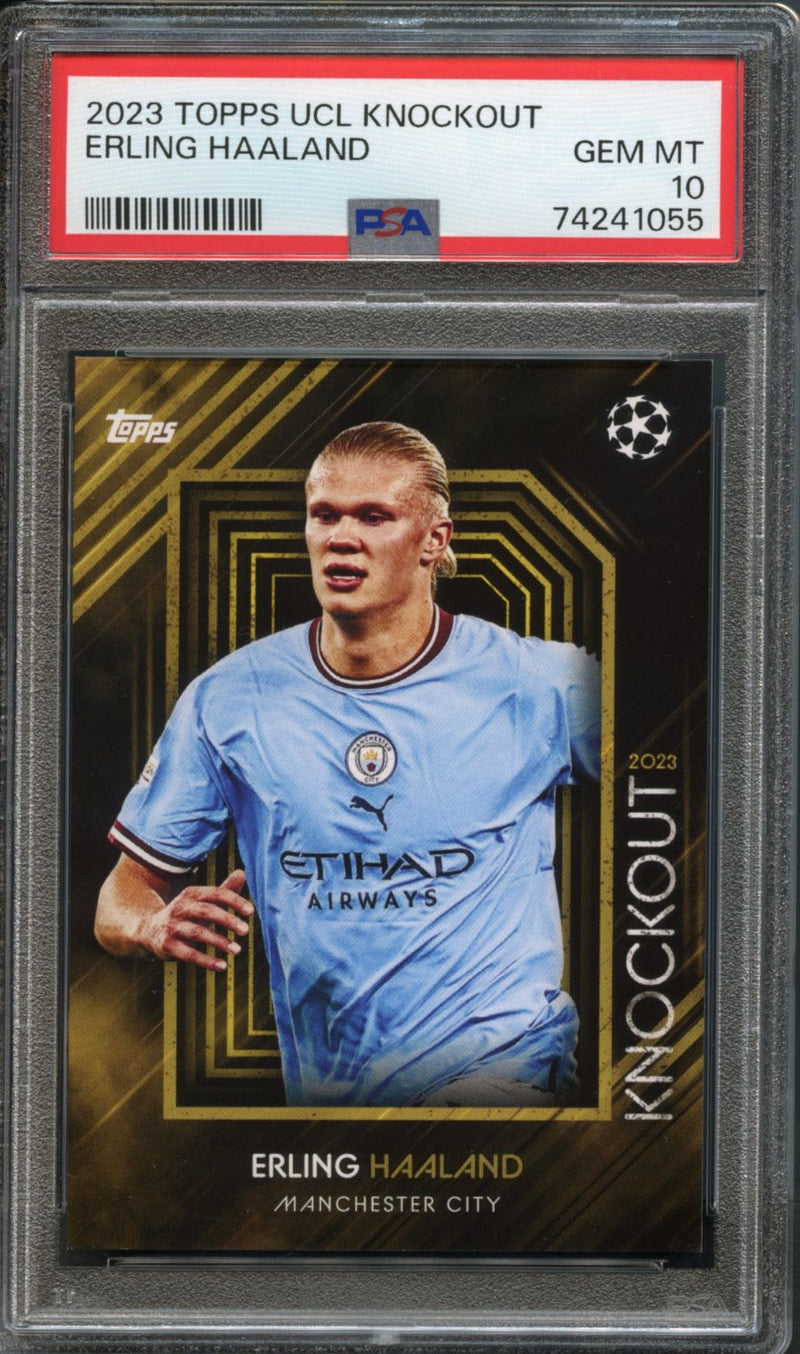 Erling Haaland PSA 10 [2023 Topps UCL Knockout]