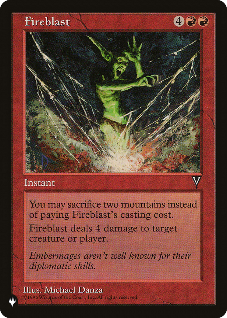 Fireblast [The List Reprints]