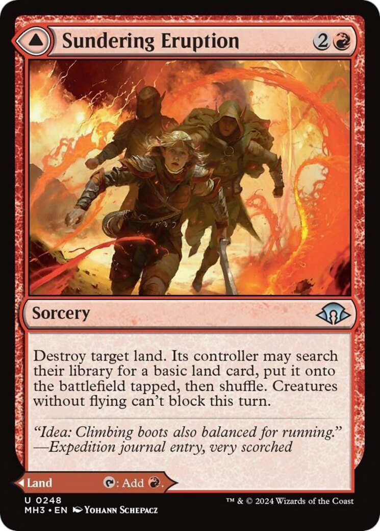 Sundering Eruption // Volcanic Fissure [Modern Horizons 3]