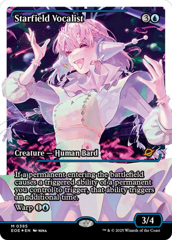 Starfield Vocalist (Showcase) (Fracture Foil) [Edge of Eternities]