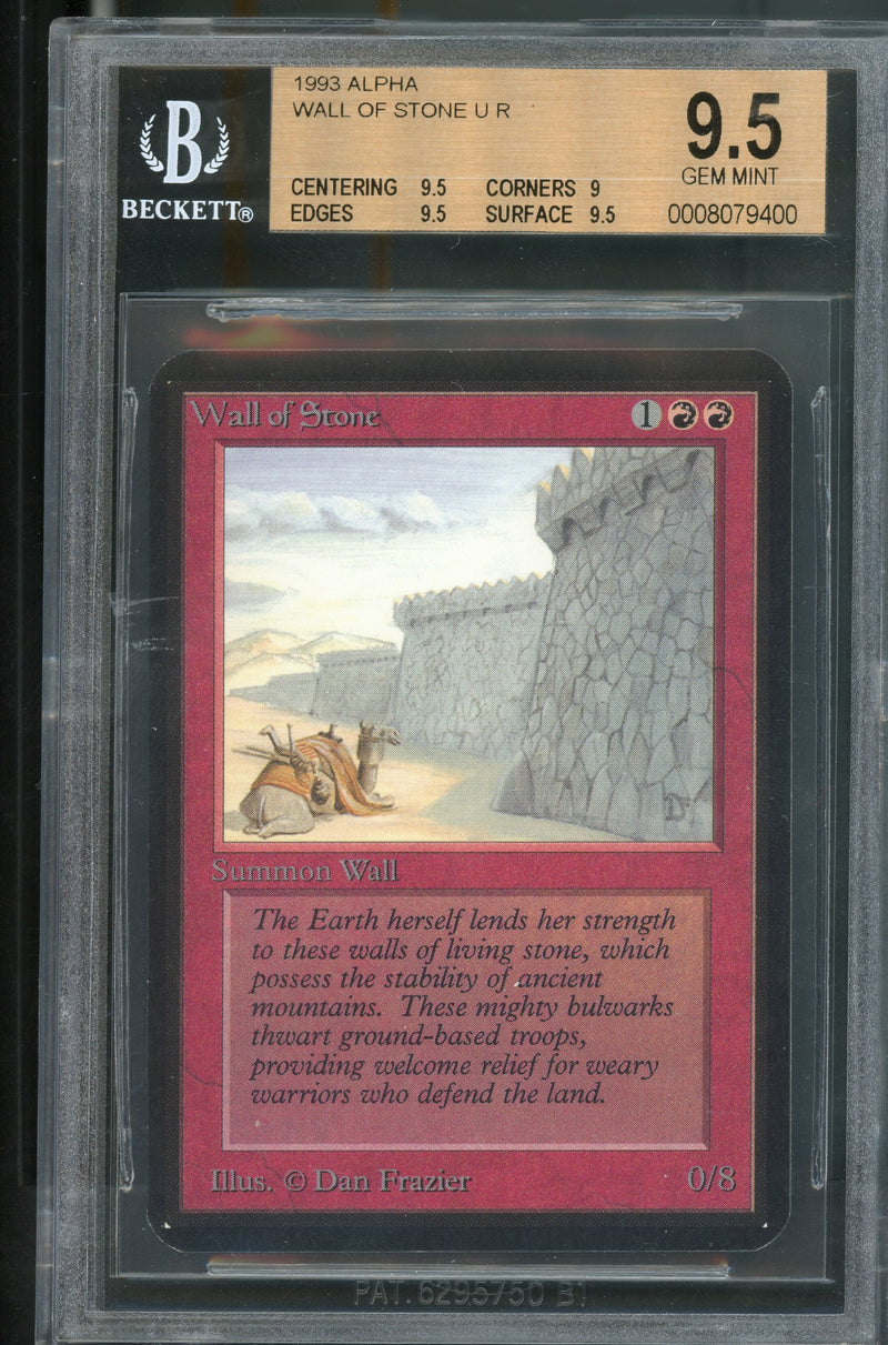 Wall of Stone BGS 9.5B [Limited Edition Alpha]