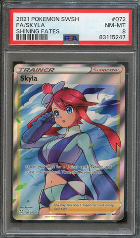Skyla #72 PSA 8 [Shining Fates]