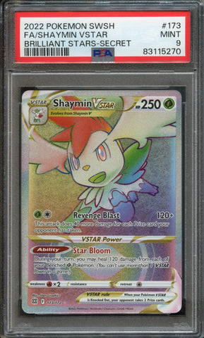Shaymin VSTAR #173 PSA 9 [Brilliant Stars]
