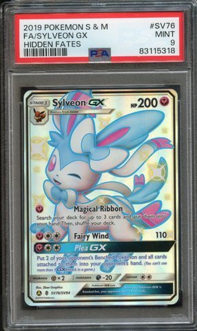 Sylveon GX #SV76 PSA 9 [Hidden Fates]
