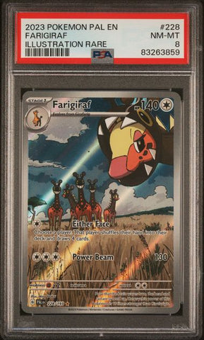 Farigiraf #228 PSA 8 [Paldea Evolved]
