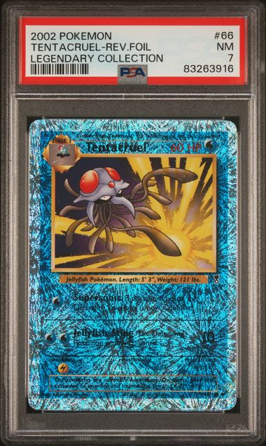 Tentacruel [Reverse Holo] #66 PSA 7 [Legendary Collection]