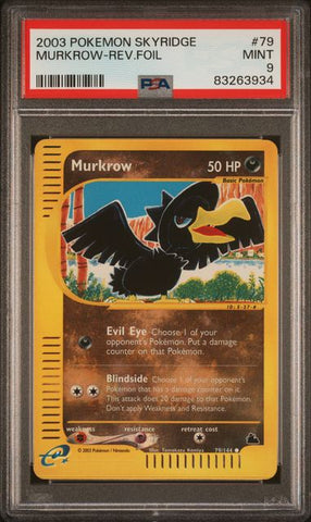Murkrow [Reverse Holo] #79 PSA 9 [Skyridge]