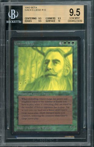 Gaea's Liege BGS 9.5Q+ [Limited Edition Beta]